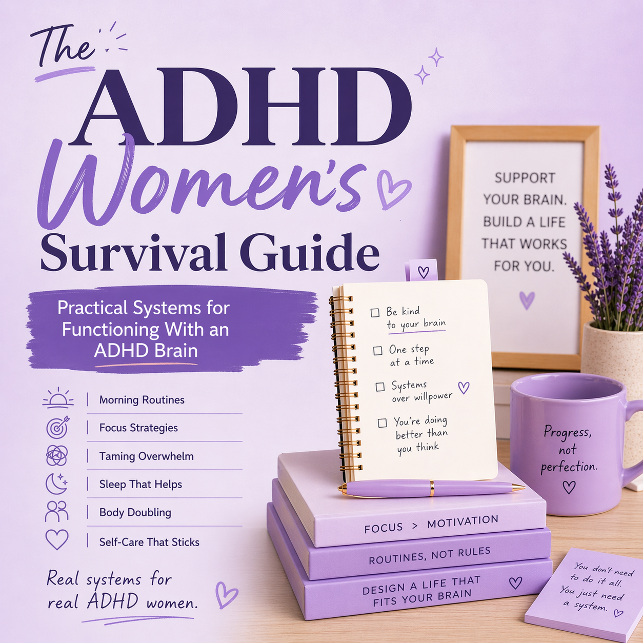 The ADHD Women’s Survival Guide — Practical Systems for Women With ADHD
