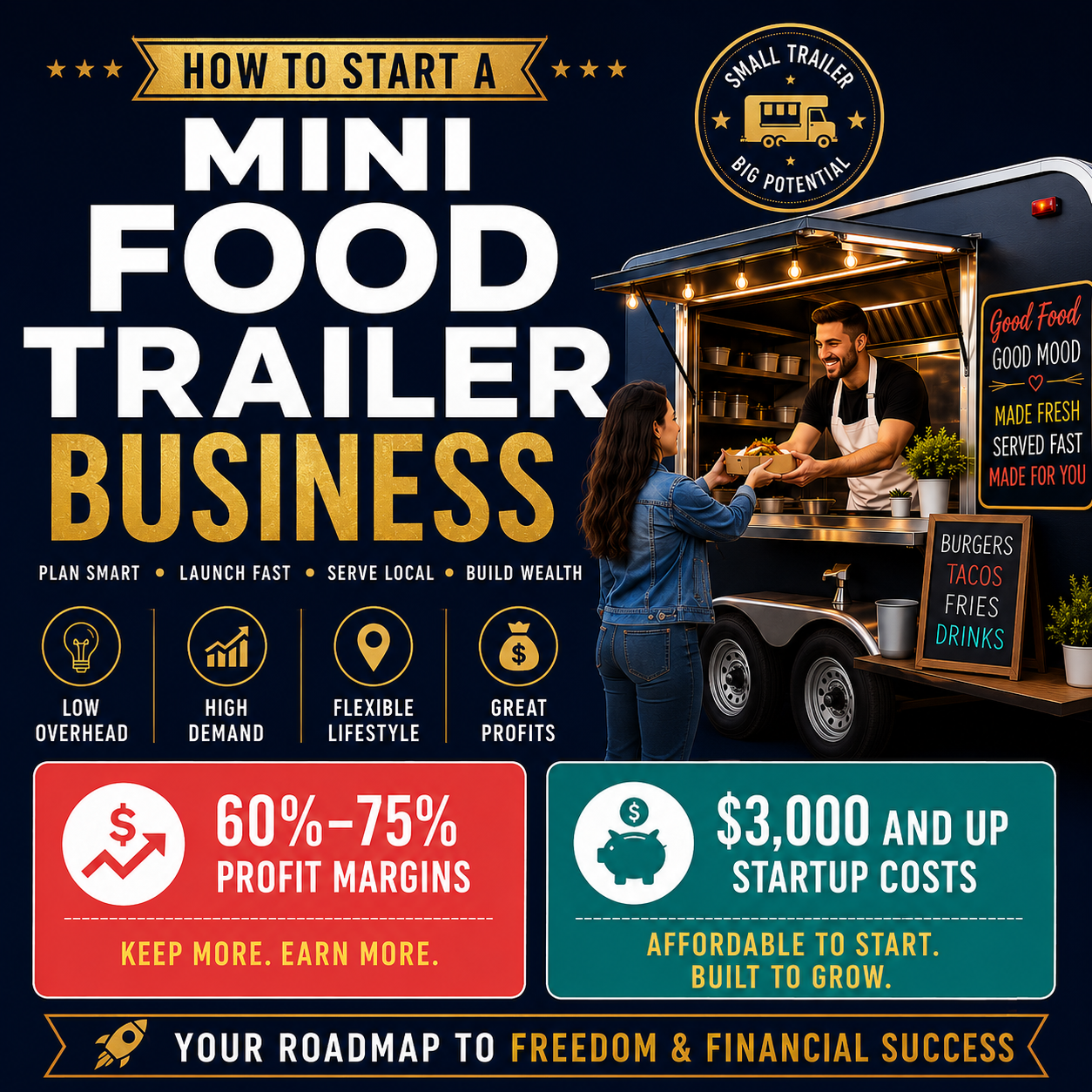 How to Start a Mini Food Trailer Business — The Complete U.S. Guide