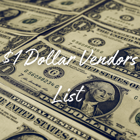 $1 Dollar Vendors List